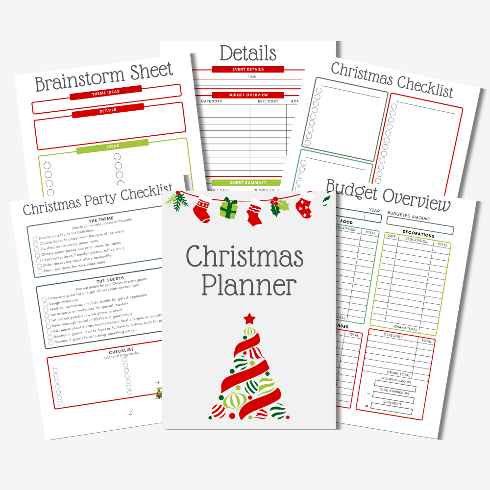 PLR Christmas Planner