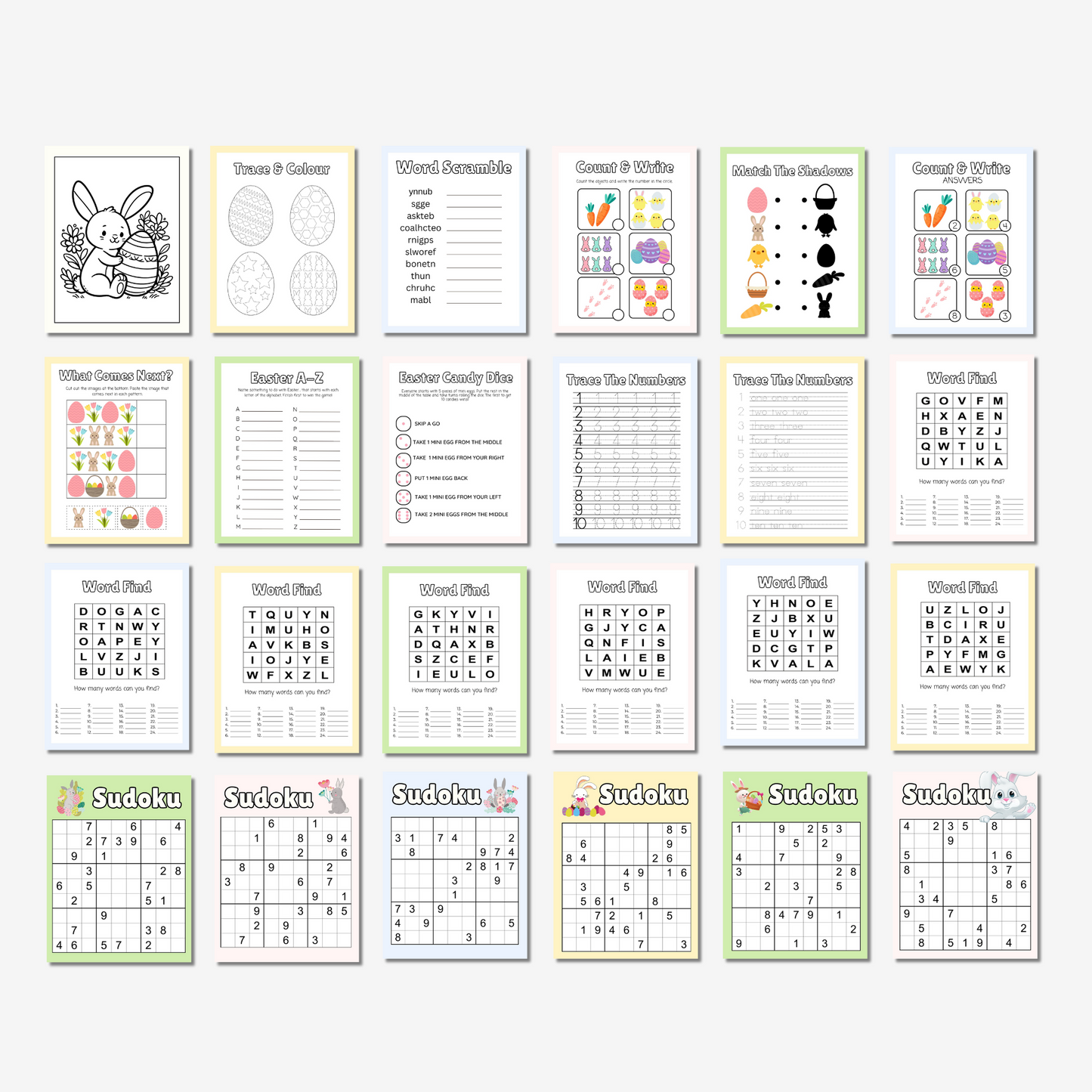 PLR Easter Colouring & Activity Book