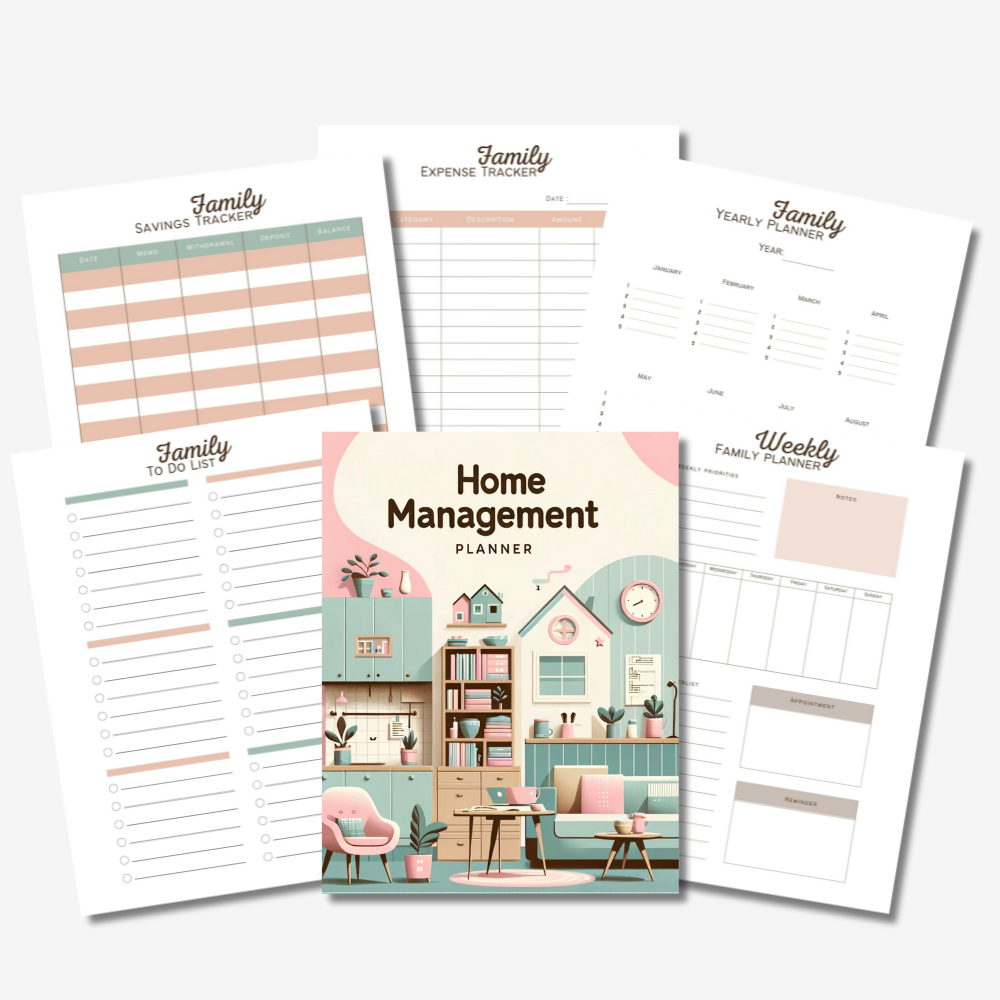 PLR Home Management Planner