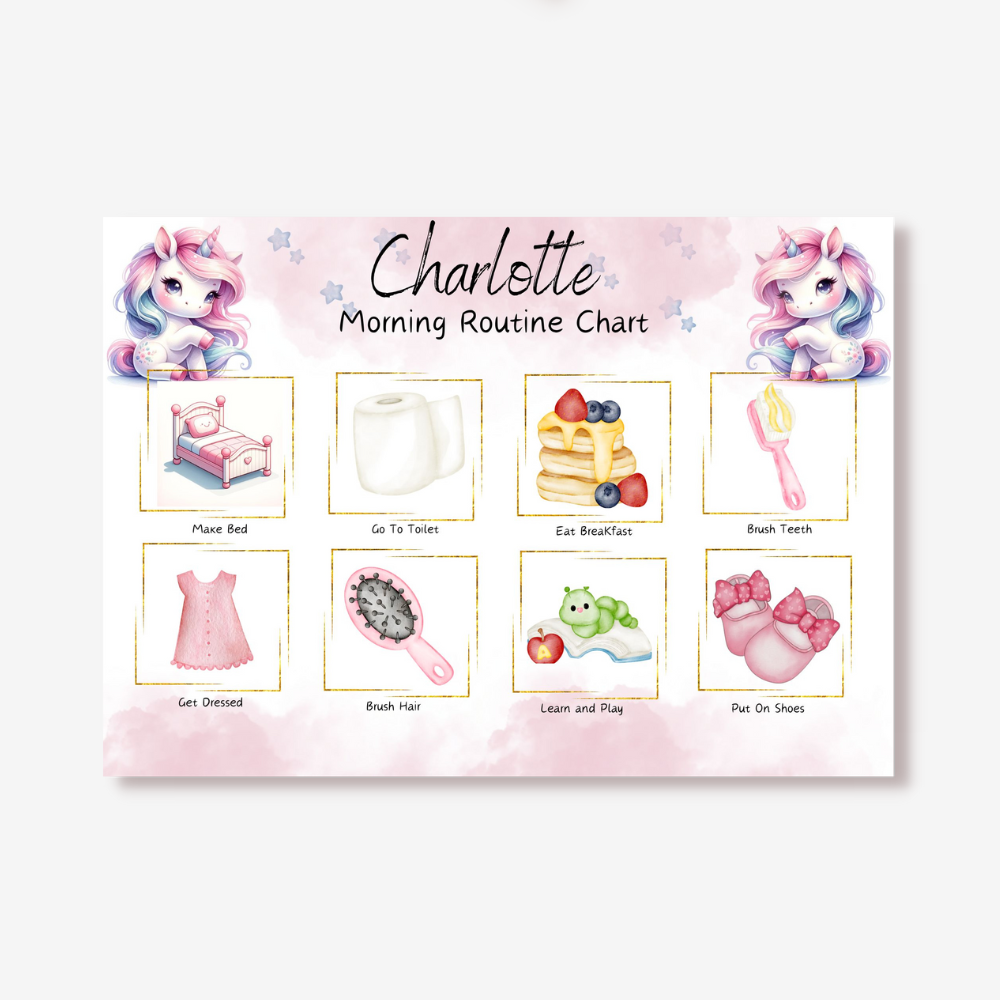 PLR Kids Morning Routine Chart