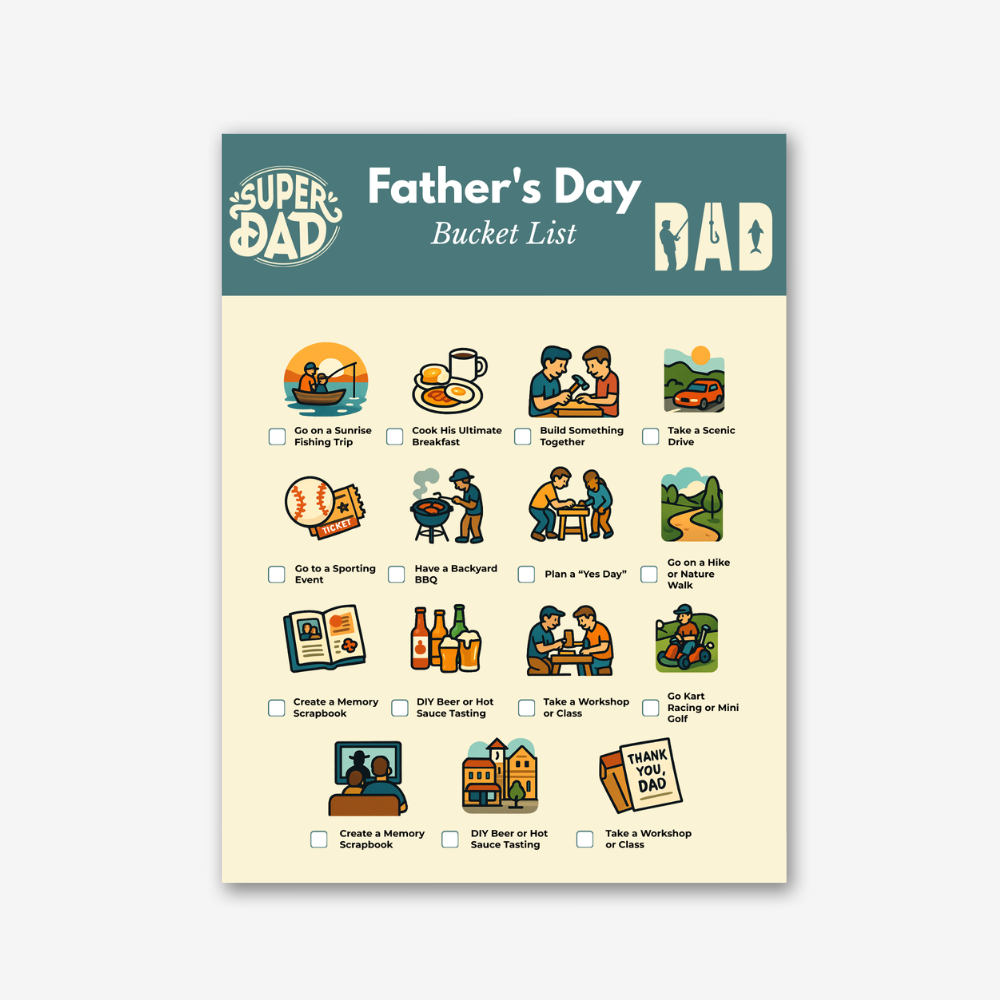 PLR Fathers Day Bucket List
