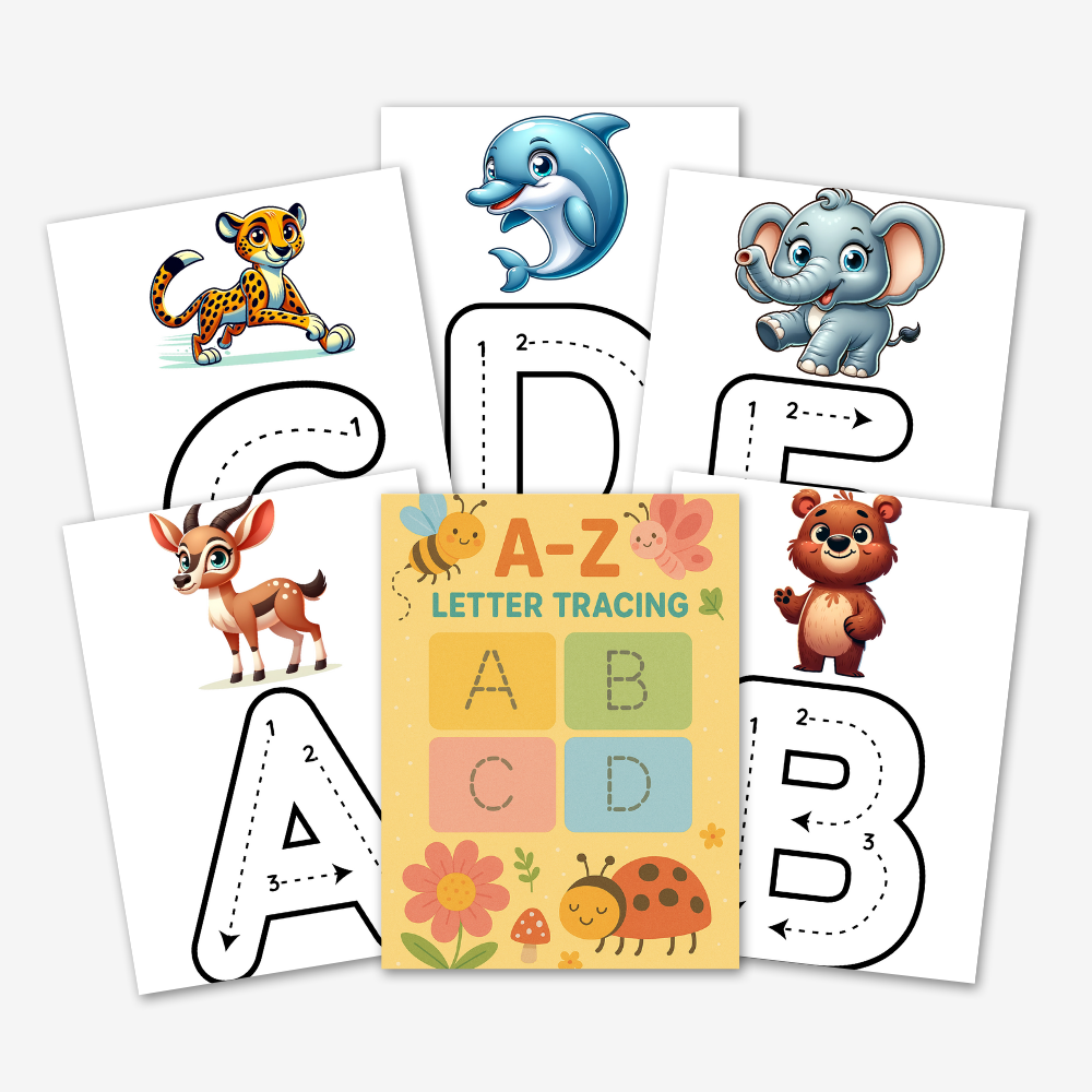 A-Z Capital Letter Tracing Workbook