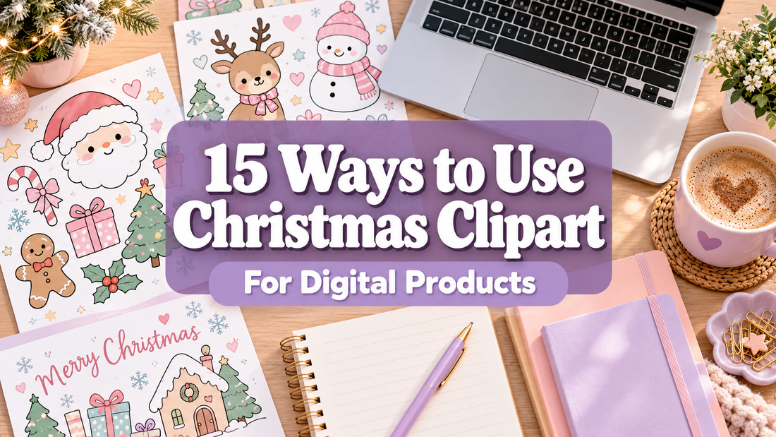 15 Ways to Use Christmas Clipart for Digital Products