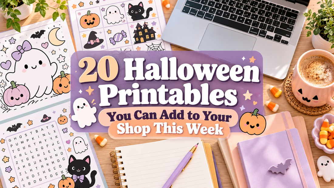 20 Halloween Printables You Can Add to Your Shop This Week