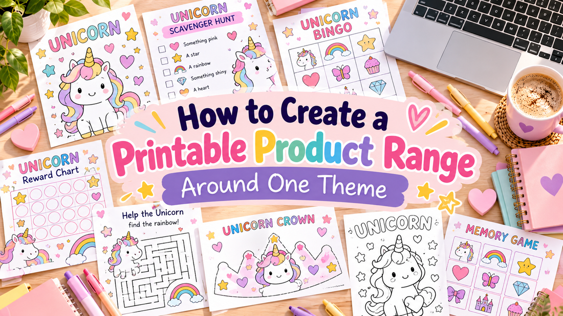 How to Create a Printable Product Range Around One Theme
