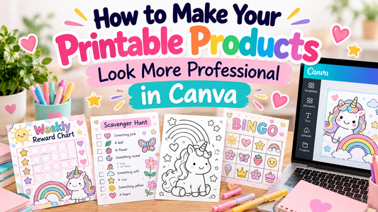 How to Make Your Printable Products Look More Professional in Canva