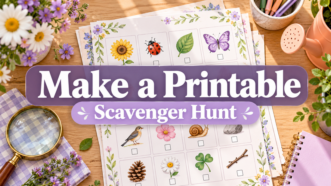 Cover image for How to Make a Printable Scavenger Hunt for Kids