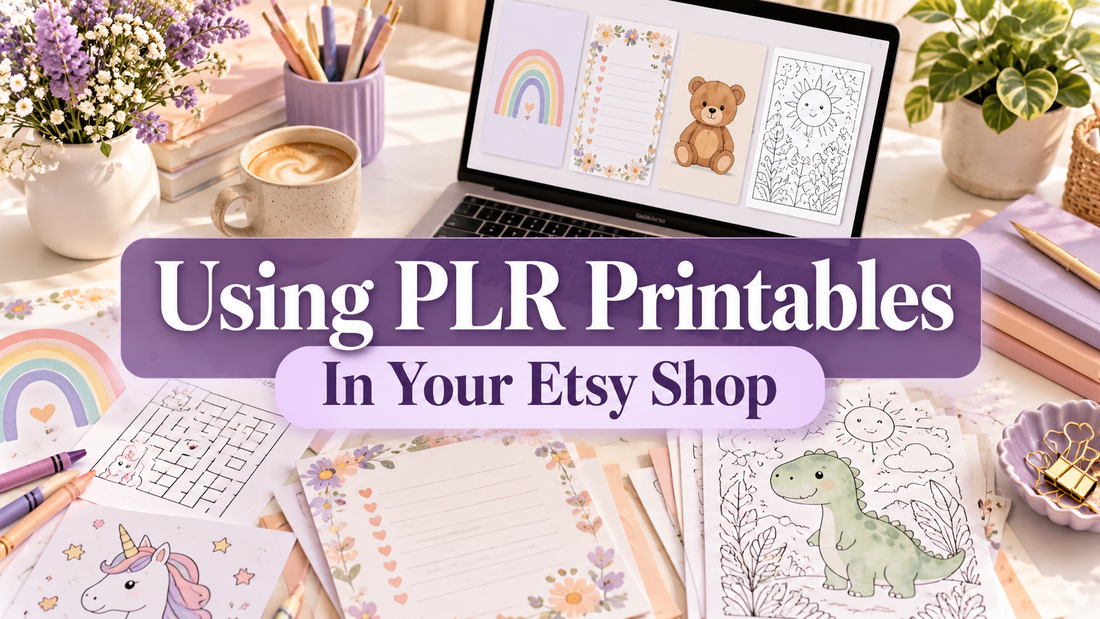 Cover image for How to Use PLR Printables in Your Etsy Shop