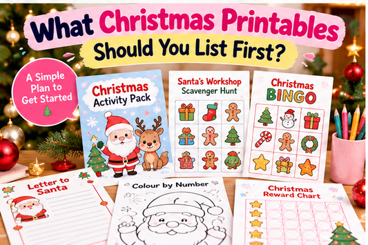 What Christmas Printables Should You List First?