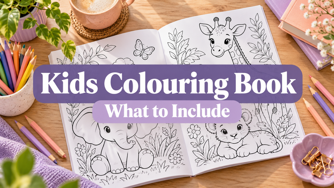 Cover image for What to Include in a Printable Colouring Book for Kids