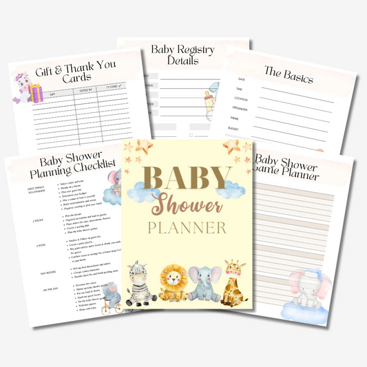 PLR Baby Shower Planner