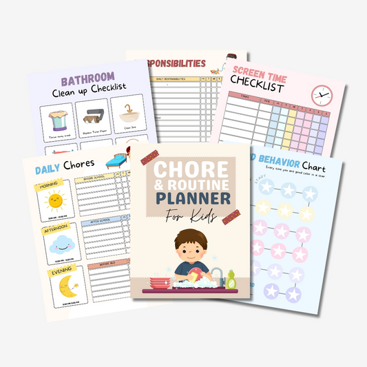 PLR Chore & Routine Planner for Kids