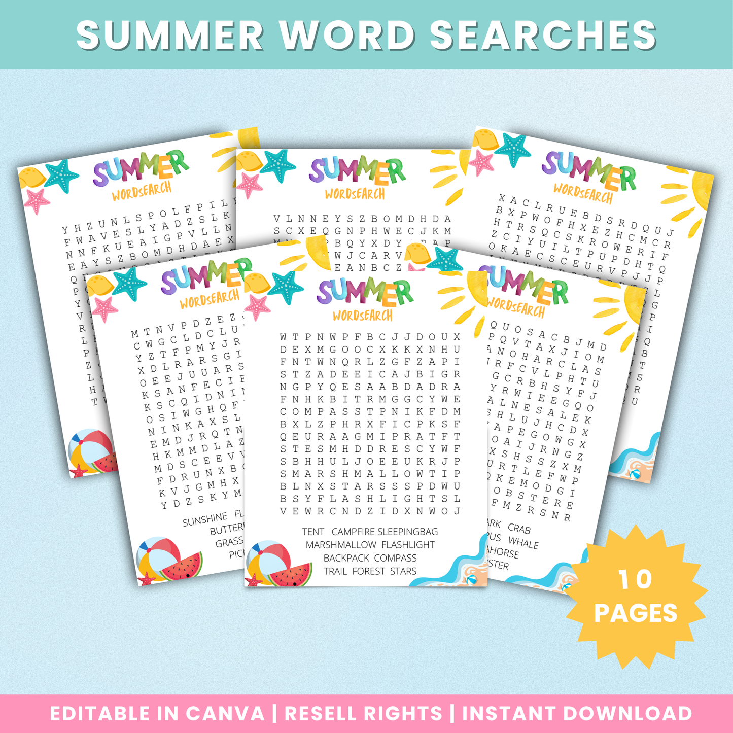 PLR SUMMER BUNDLE FOR KIDS