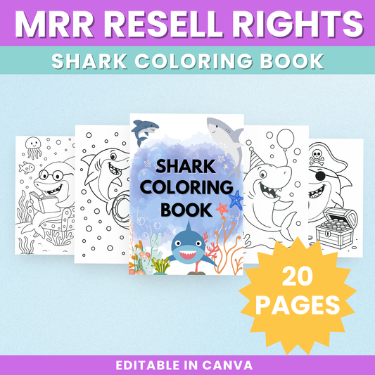 MRR Shark Coloring Book