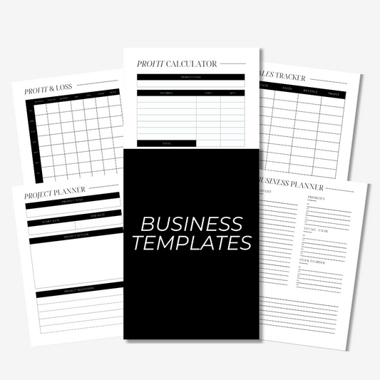 PLR Business Templates and Trackers