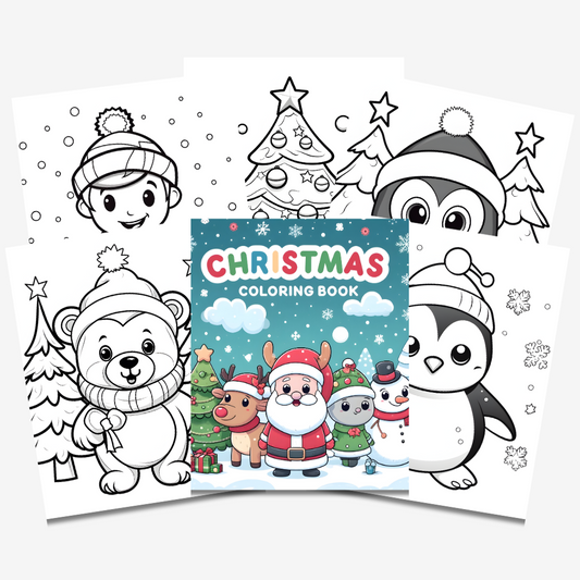 PLR Christmas Colouring Book