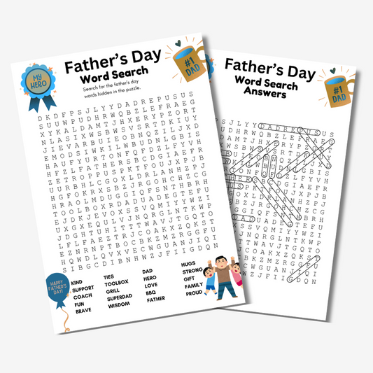PLR Father's Day Wordsearch