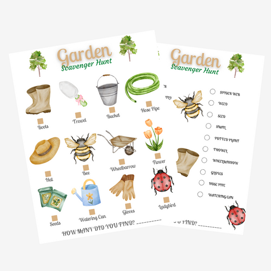 PLR Garden Scavenger Hunt