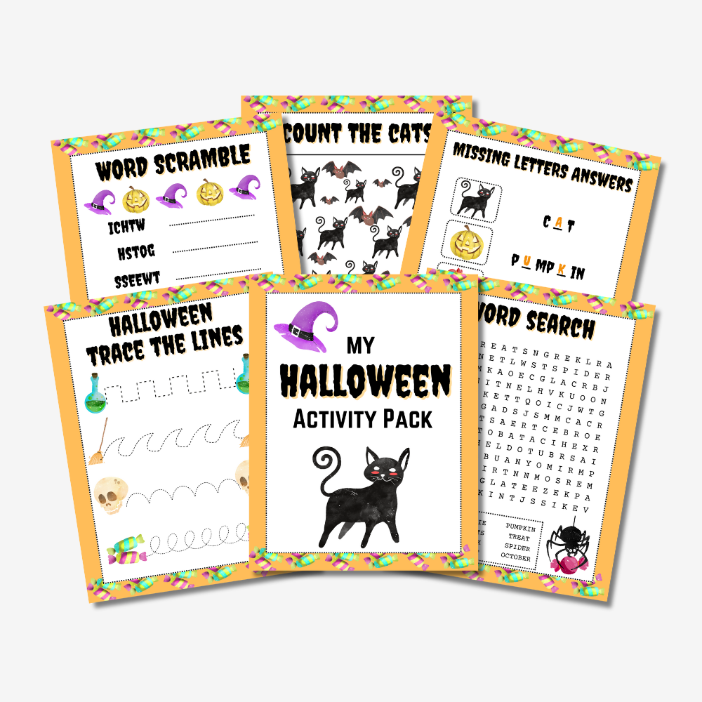 PLR Halloween Activity Pack