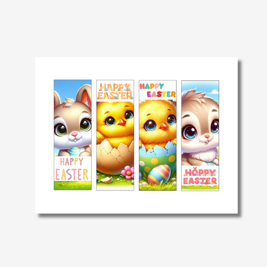 PLR Happy Easter Bookmarks