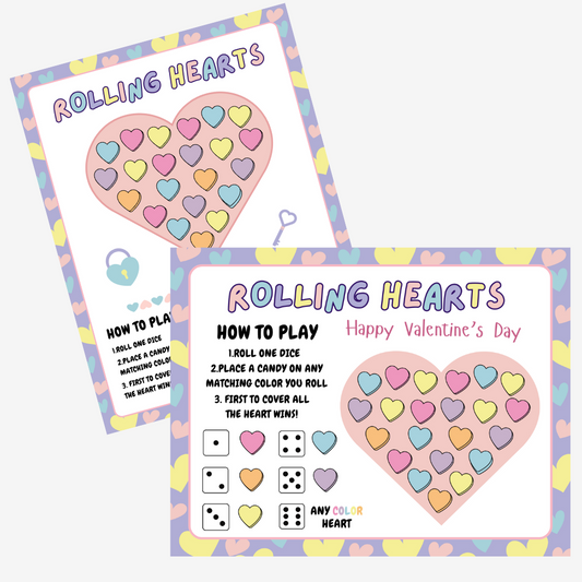 PLR Rolling Valentine Hearts Game