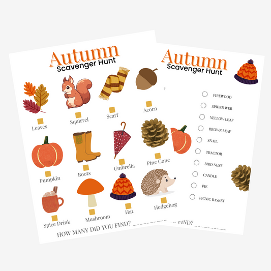 PLR Autumn Scavenger Hunt