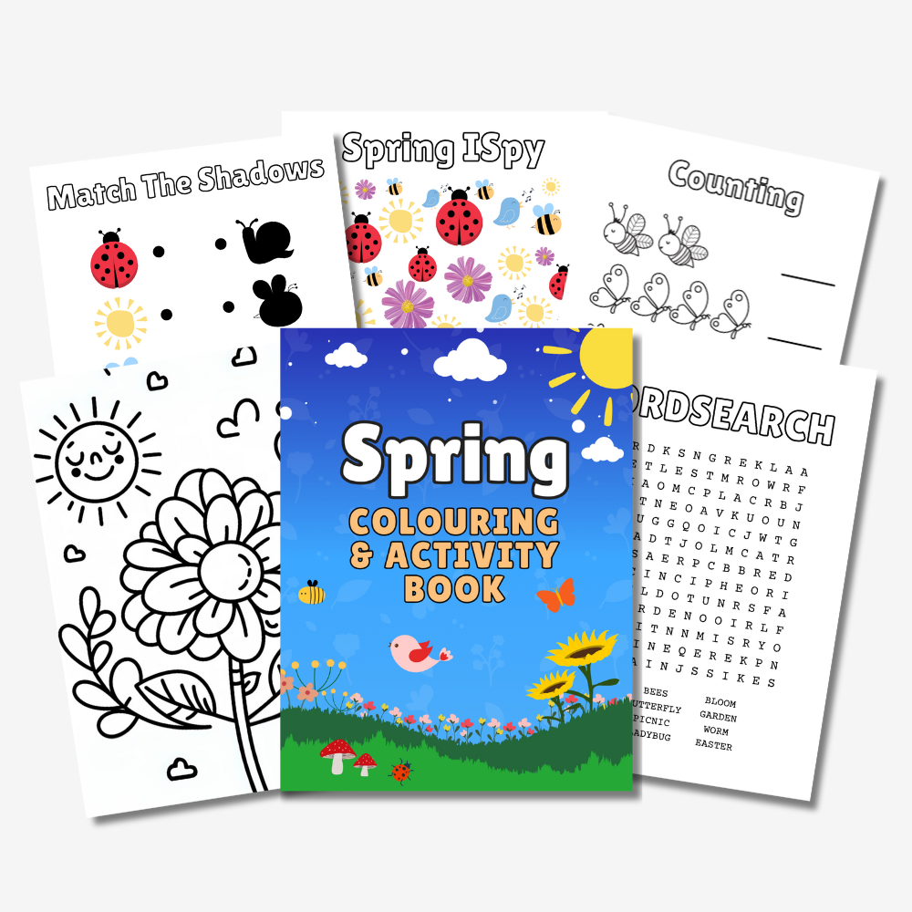 PLR Spring Colouring & Activity Book – PLR Fairy LTD