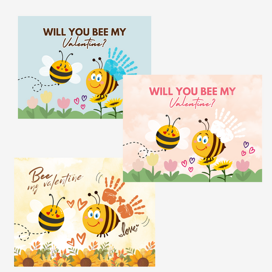 PLR Will You BEE My Valentine Handprint Craft