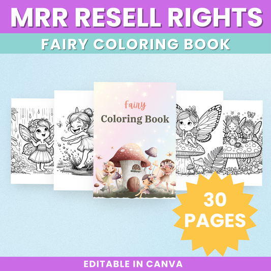 MRR Fairy Colouring Book