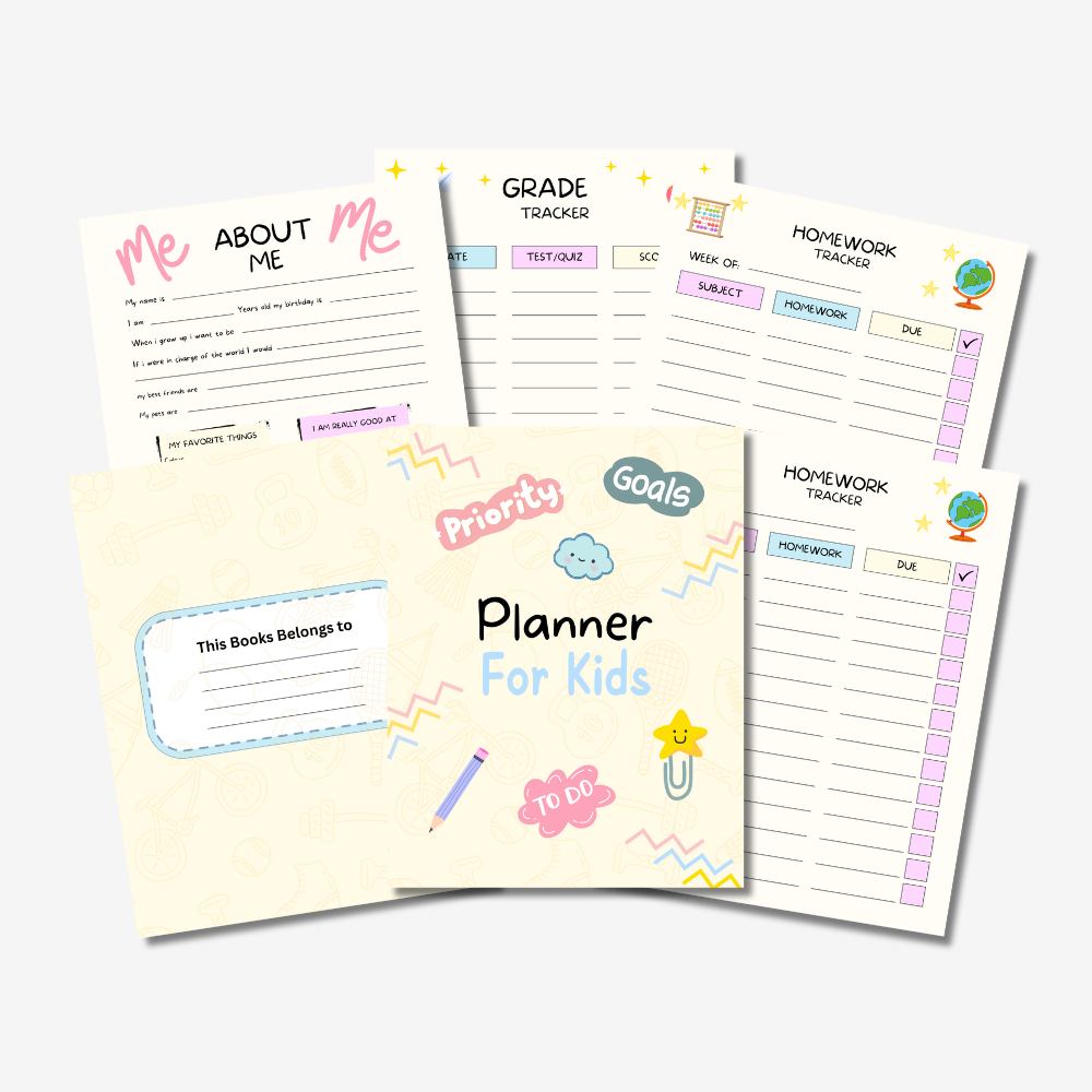 PLR Fun Kids Planner