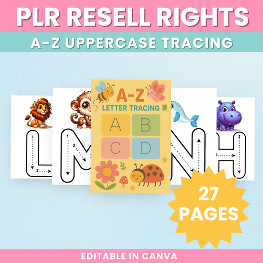 A-Z Capital Letter Tracing Workbook