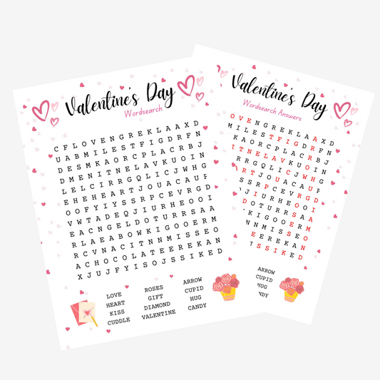 PLR Valentine’s Day Wordsearch