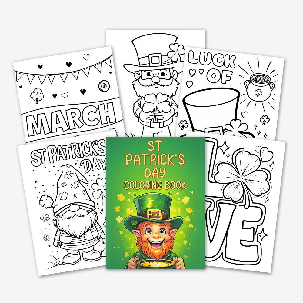 St Patrick's Day Colouring Book