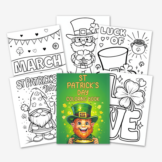 St Patrick's Day Colouring Book